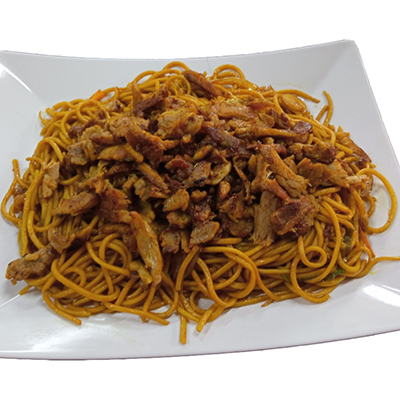 111. Kuřecí gyros + nudle