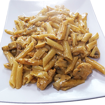 124. Penne s žampiony