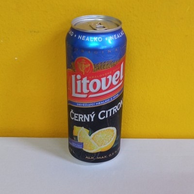 Litovel Černý citron, nealko 0,5l